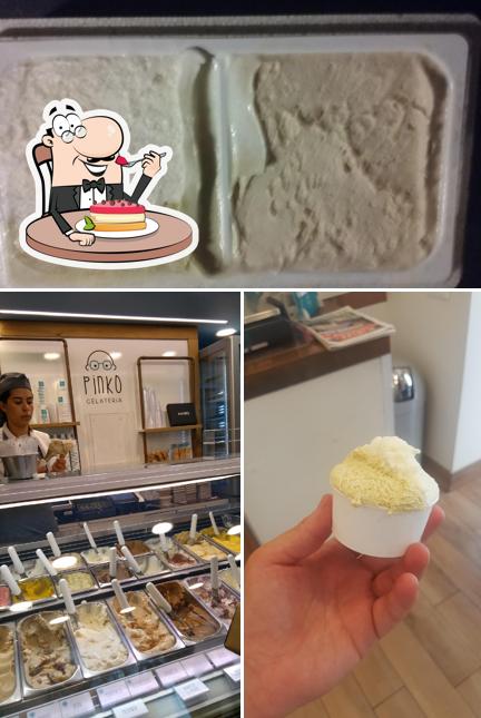 Gelateria Pinko serve un'ampia gamma di dessert