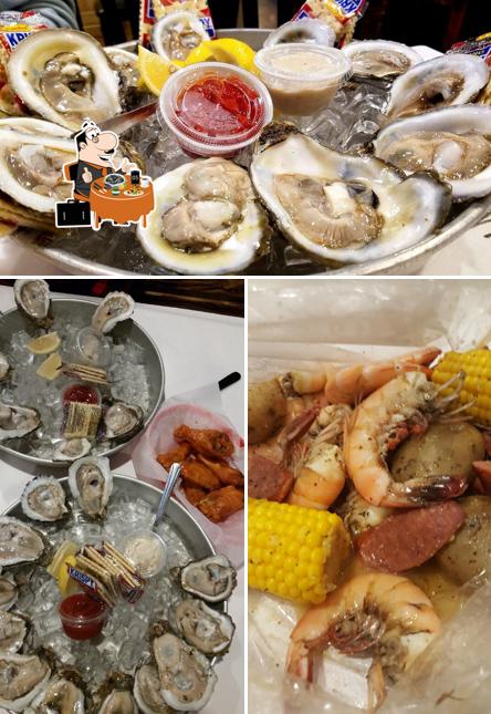 Try out seafood at Juicy Tails Fayetteville