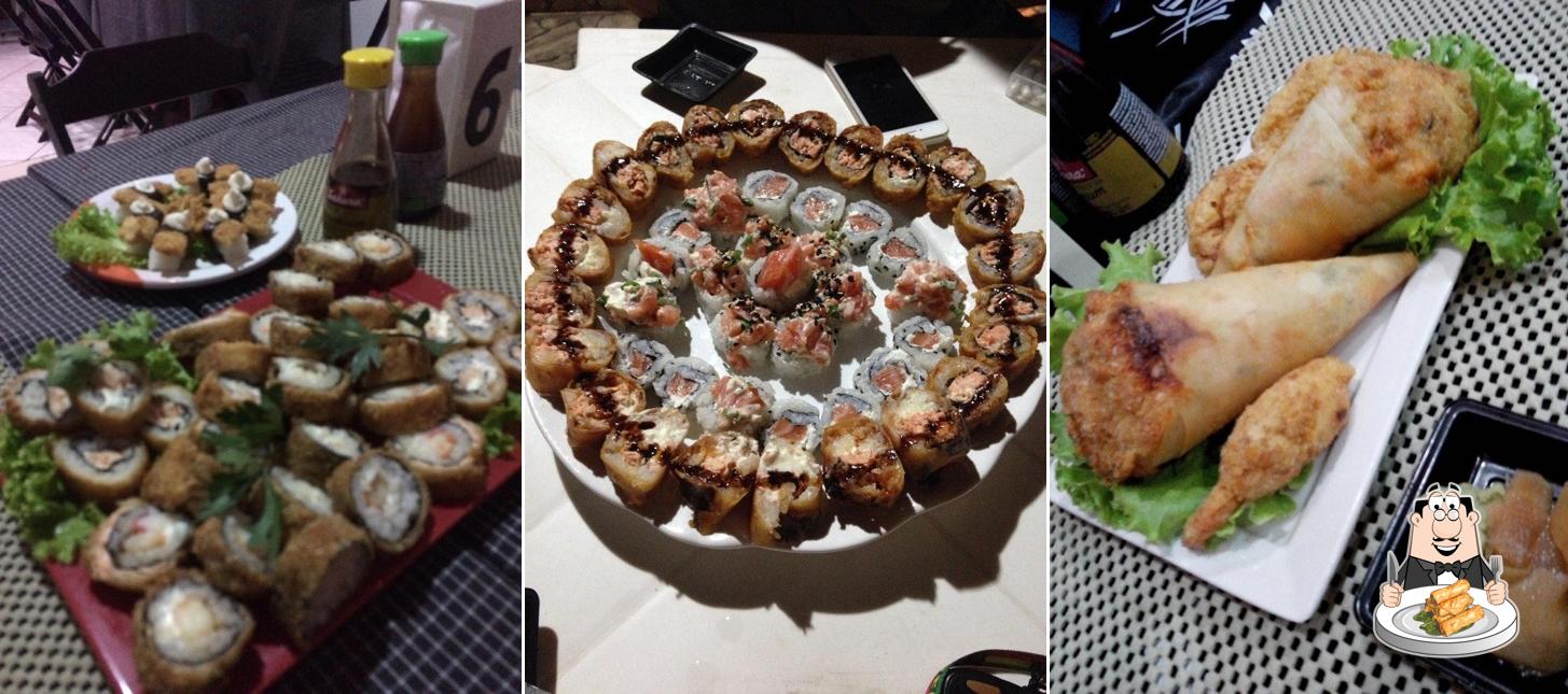 Rolinho primavera em Mocorongo Sushi