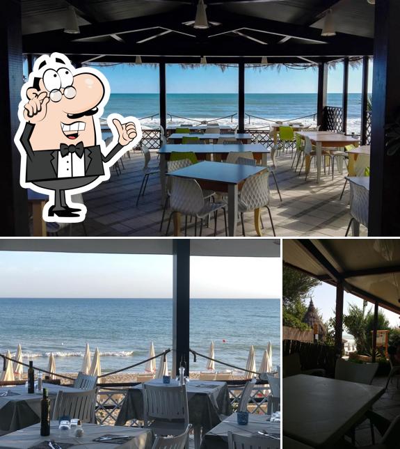 Gli interni di Bagno Le Cannucce - Stabilimento balneare / Ristorante