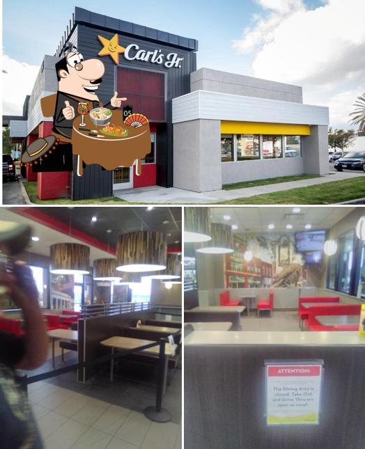 Las fotografías de comida y exterior en Carl’s Jr