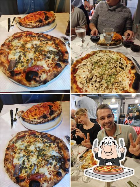 Essayez des pizzas à Pizzeria Trattoria