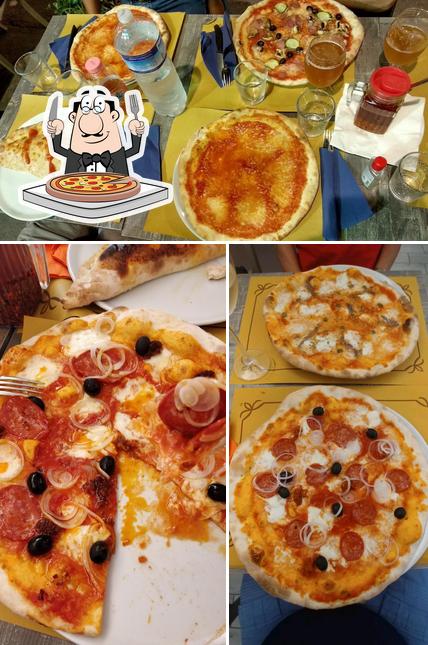 Elige una pizza en Pizzeria Bello Mio