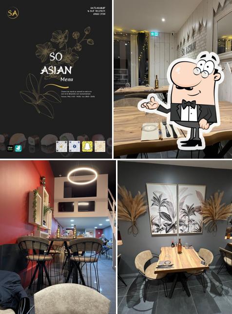 L'intérieur de So Asian - Restaurant Asiatique Lyon