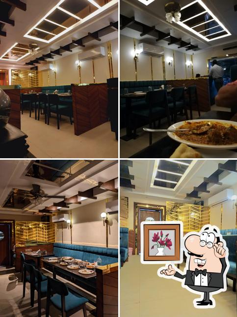 The interior of Amrut - Fine Dining Restaurant