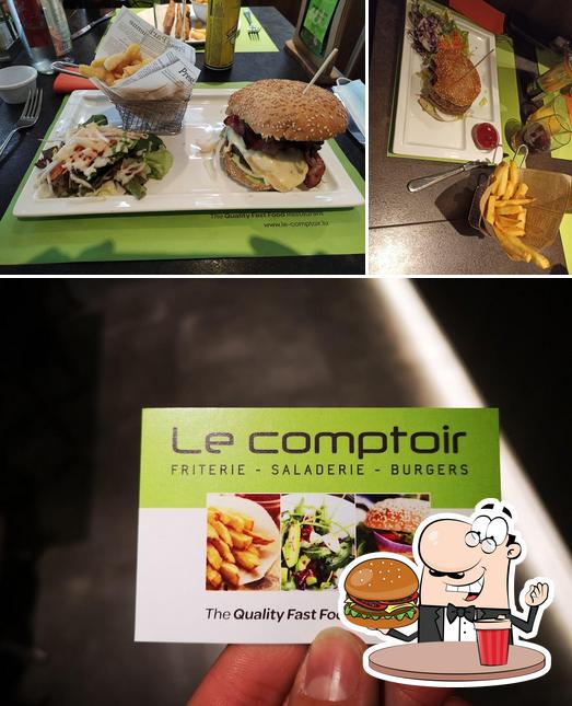 Les hamburgers de Le Comptoir will conviendront différents goûts