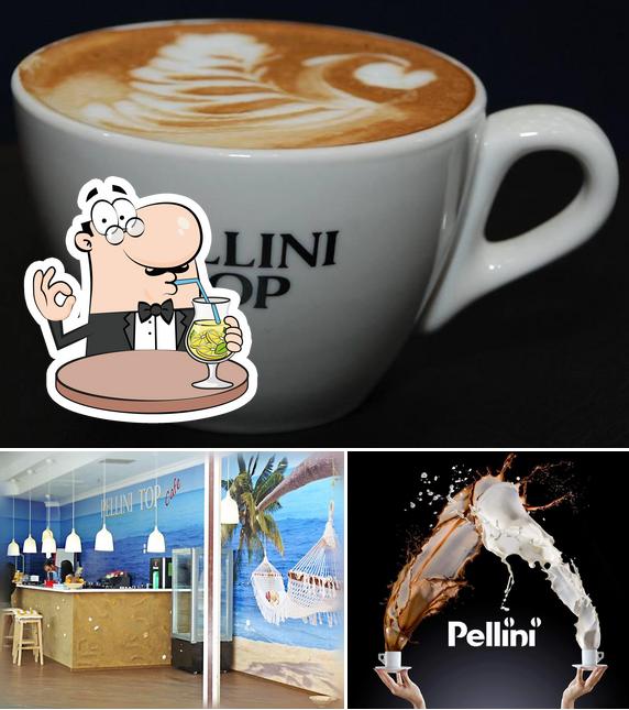 The image of drink and interior at Pellini Top Evolution Bar