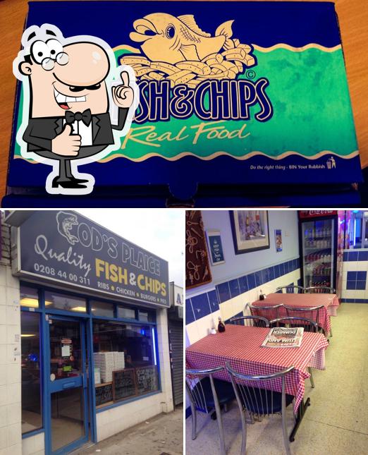 Cod's Plaice Fish and Chips, 55 E Rd in Restaurant menu