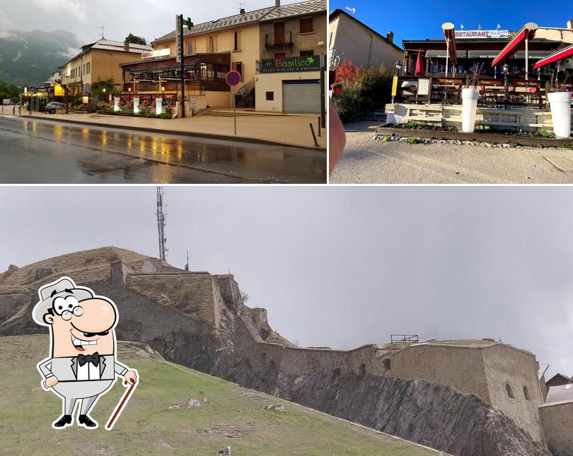 L'extérieur de Restaurant les Ecrins