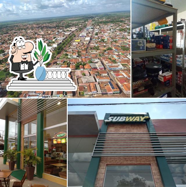 O exterior do Subway