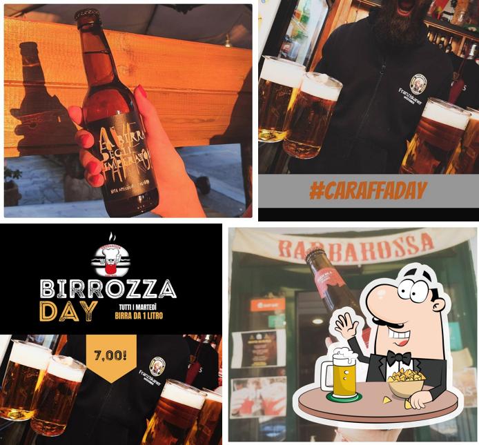 Barbarossa BeerFood Roma offre un'ampia selezione di birre