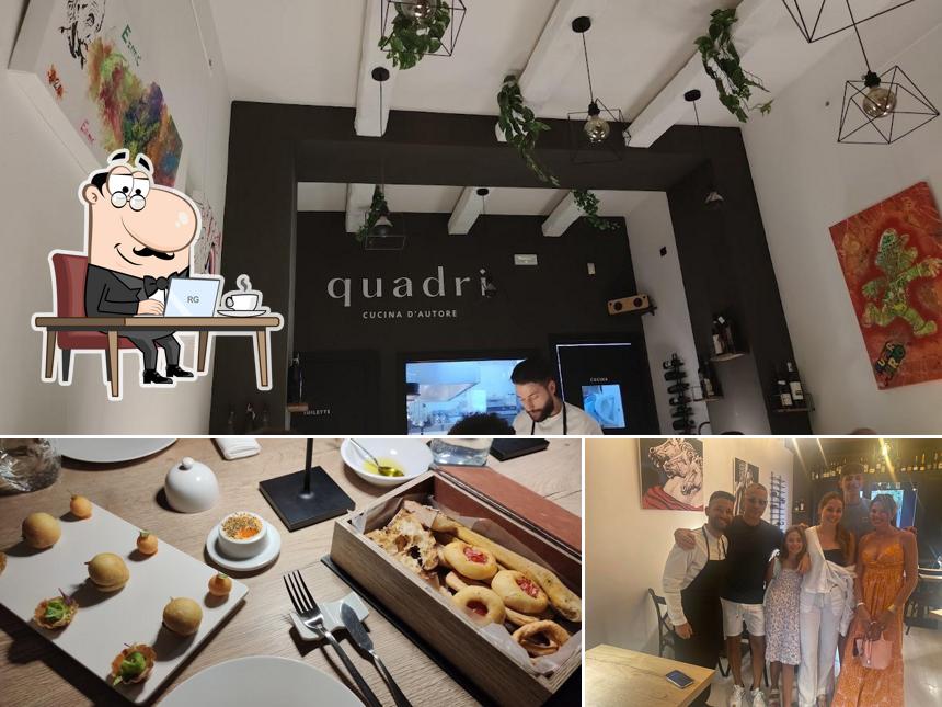 Dai un'occhiata agli interni di Quadri