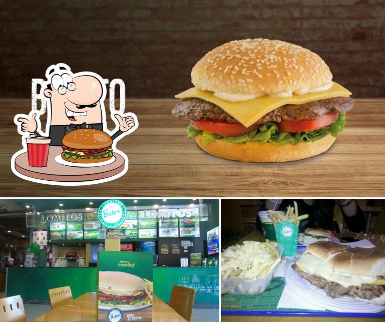 Betos Dino Mall Ruta 20’s burgers will suit a variety of tastes