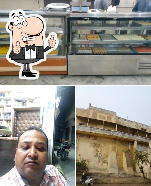 Look at the photo of Ram sweet shop