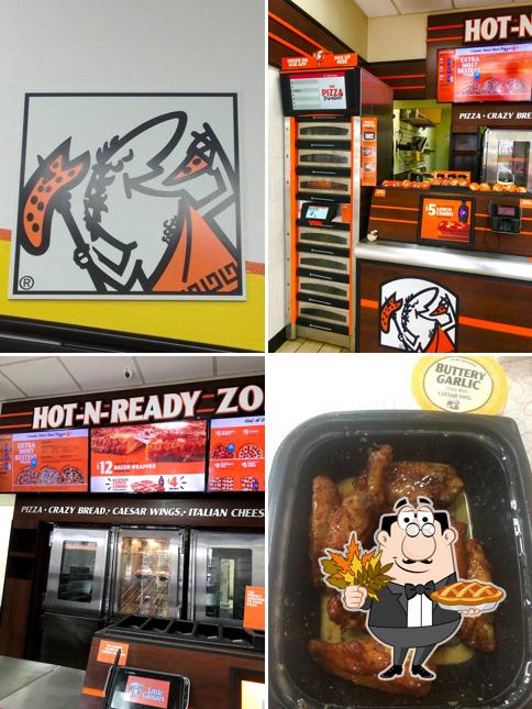 See this picture of Little Caesars Pizza