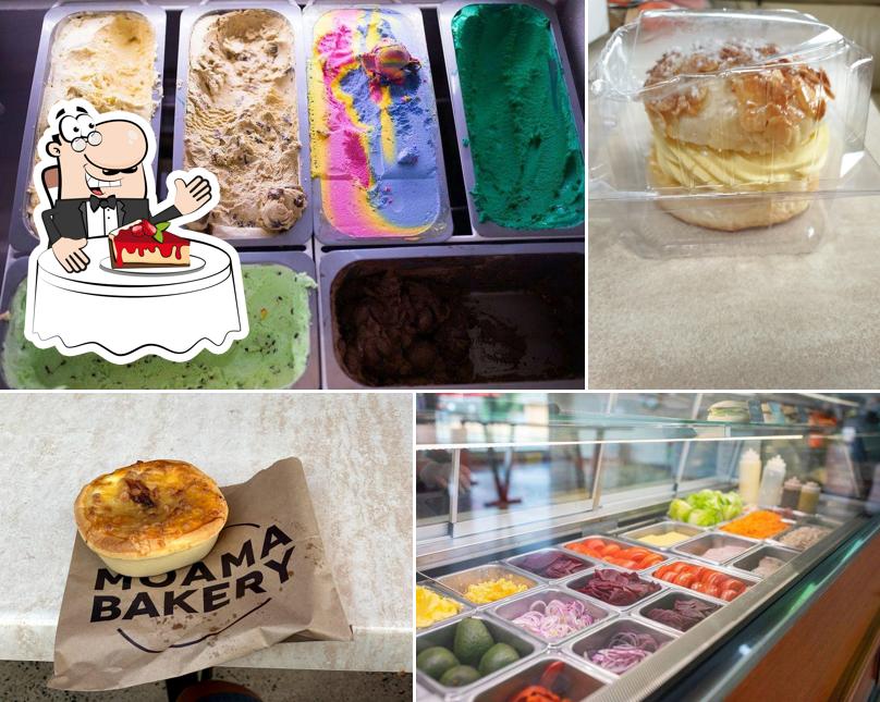 Moama Bakery offers a selection of desserts
