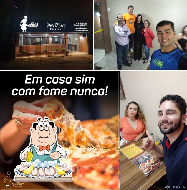 Peça frutos do mar no Dom Otto's Pizzaria
