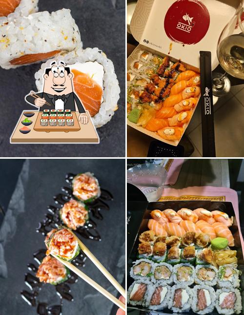 Experimente diversas opções de sushi