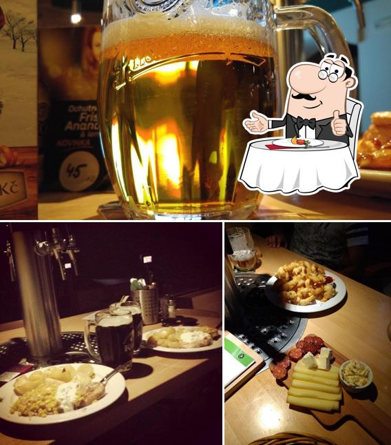 Estas son las fotografías que muestran comedor y cerveza en The PUB Liberec