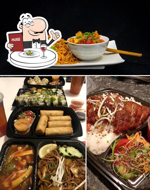 Food at YUSHU- Sushi, Momo's & more