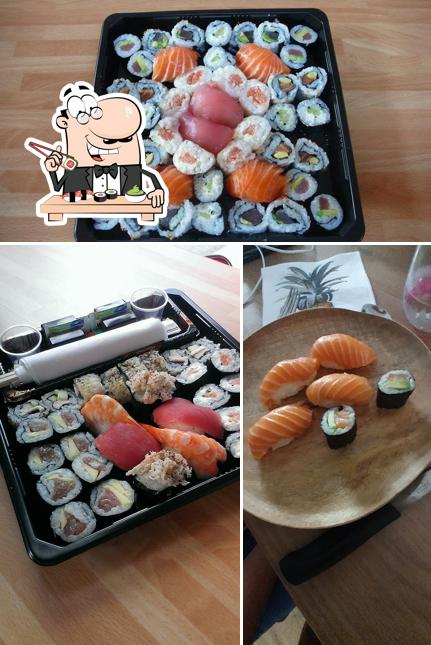 Essayez de nombreuses options de sushi