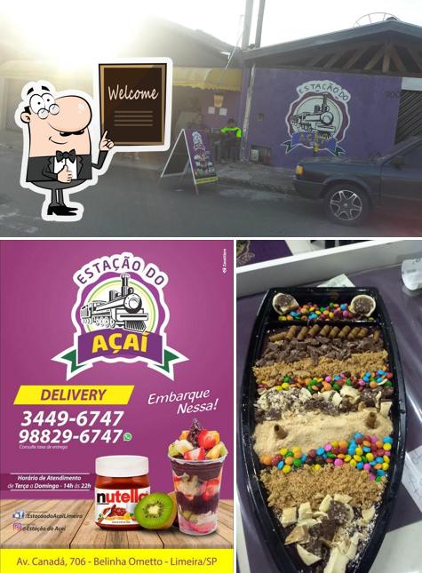 Look at the pic of Estação do Açaí