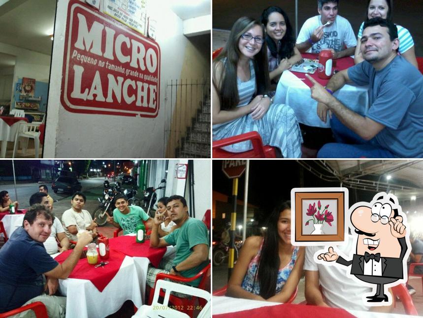 O interior do Micro Lanche