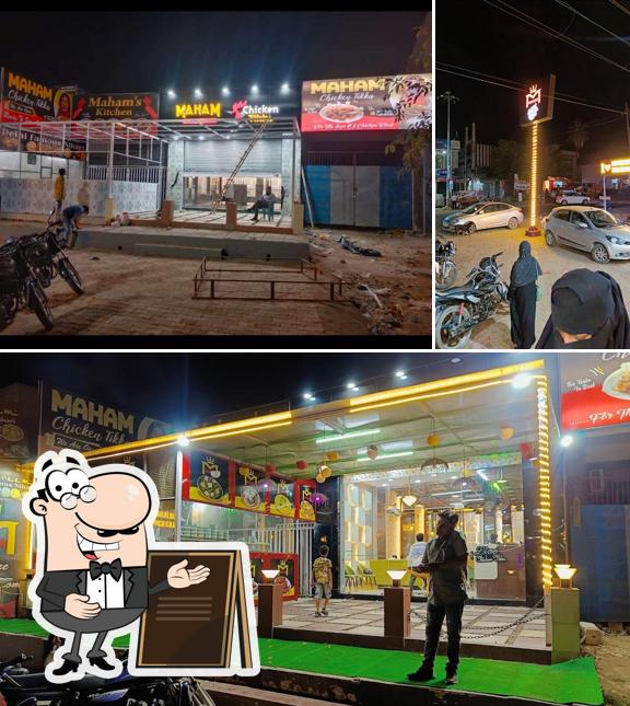 The exterior of MAHAM CHICKEN TIKKA