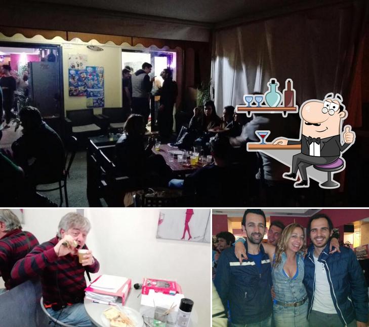 Gli interni di Roxy Bar