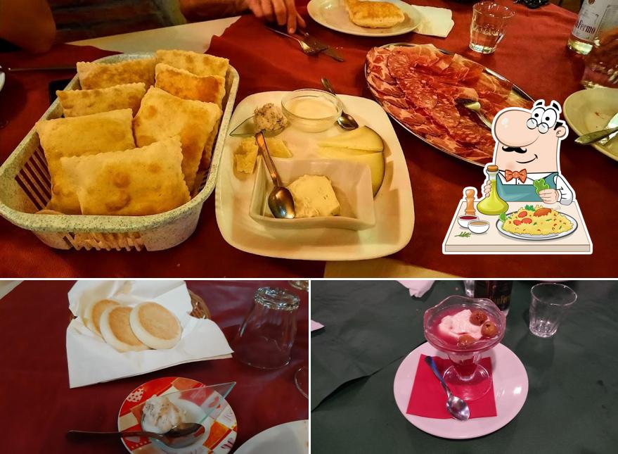 La cibo e interni del ristorante