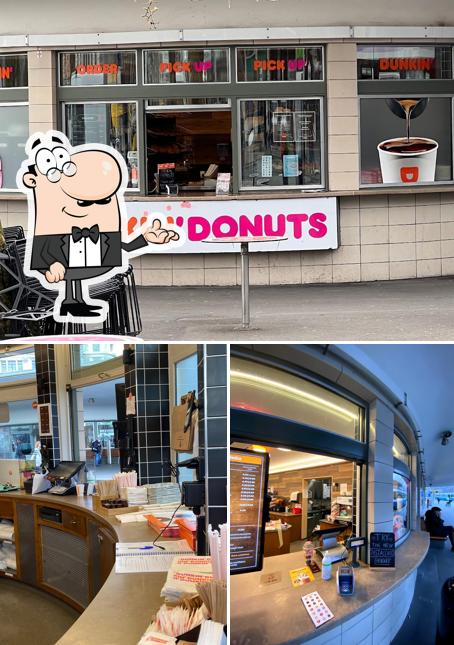Dai un'occhiata agli interni di Dunkin' Donuts