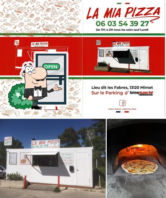 L'extérieur de LA MIA PIZZA