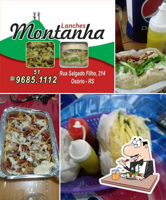 Comida em Montanha lanches