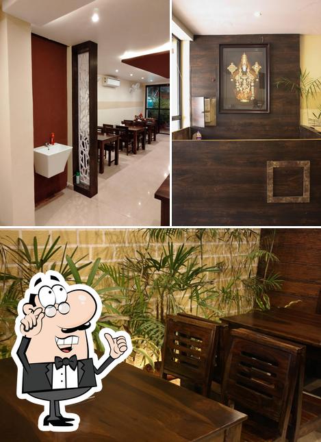 The interior of Sairam Restaurant