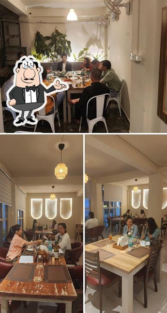 The interior of Marsang Restaurant
