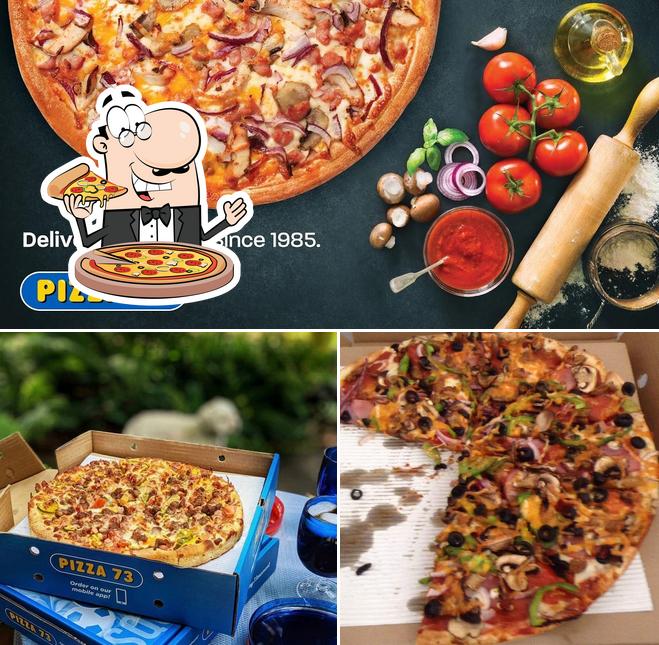 Choisissez des pizzas à Pizza 73