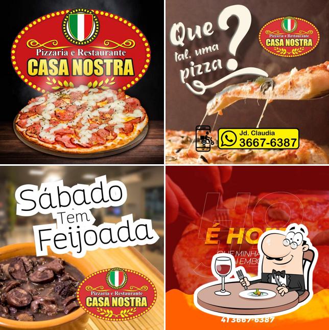 Food at Pizzaria Casa Nostra