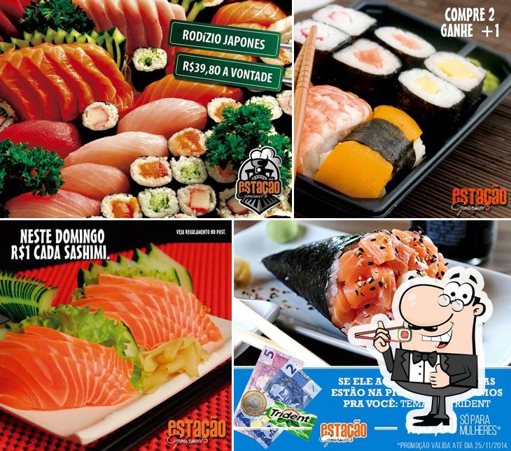 Peça diversas opções de sushi