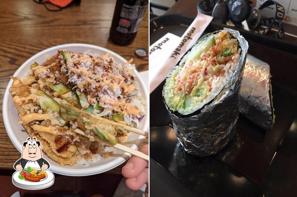 Еда в "Motomaki - Sushi Burritos and Bowls"