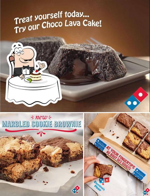 Domino's Pizza sert une variété de desserts