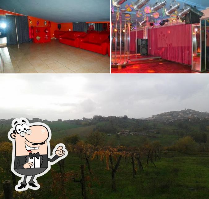 La interni e esterno del ristorante