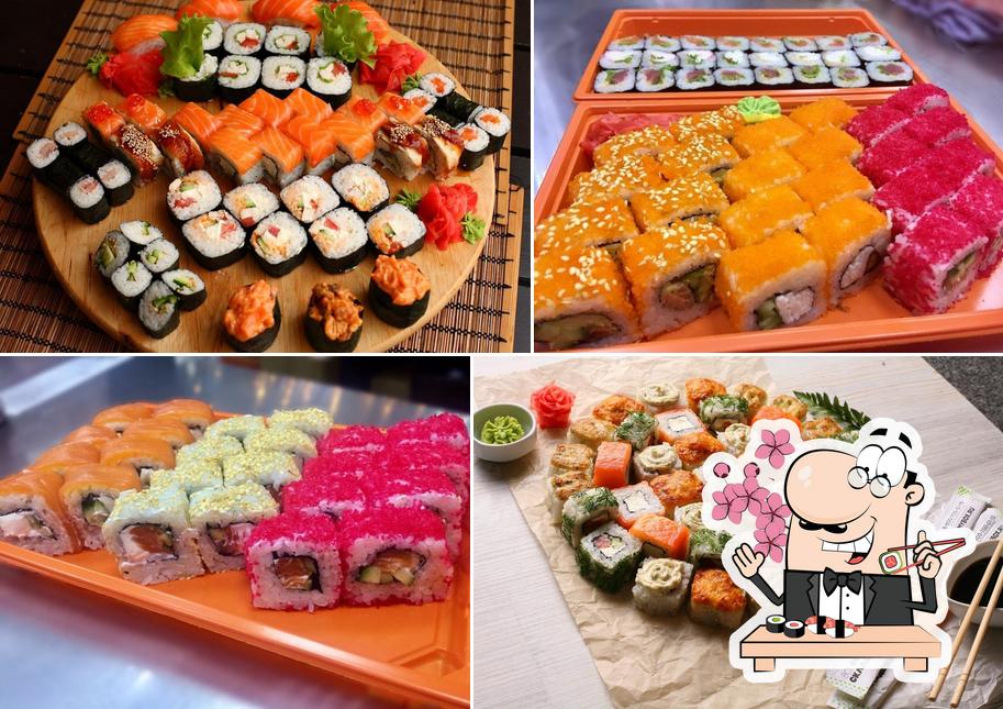 Отведайте различные сеты суши