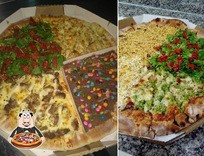 Consiga diversos tipos de pizza