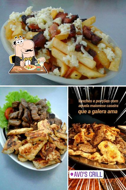 Comida em Avo's grill Brasil