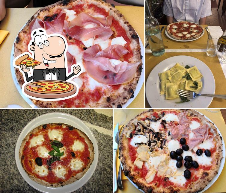 Prova una pizza a Ristorante Pizzeria La Torre Delle Civette