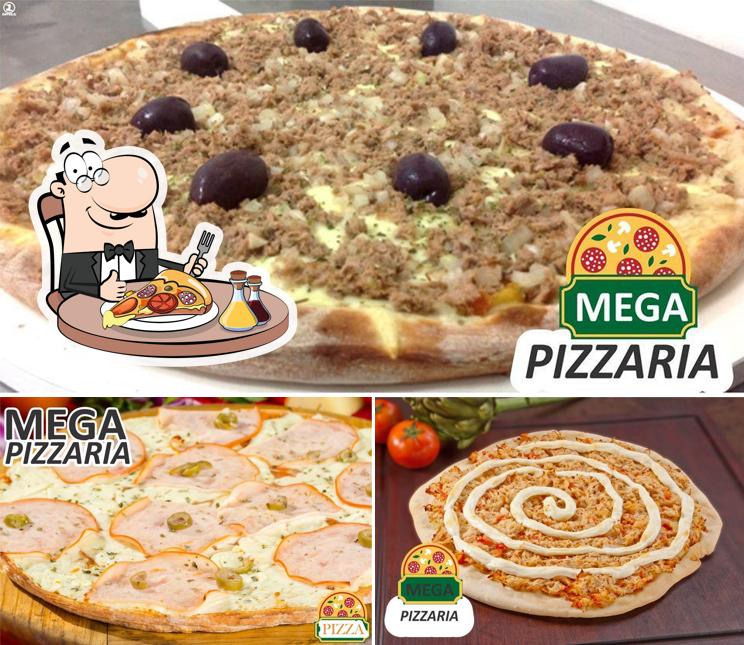 Consiga diferentes tipos de pizza