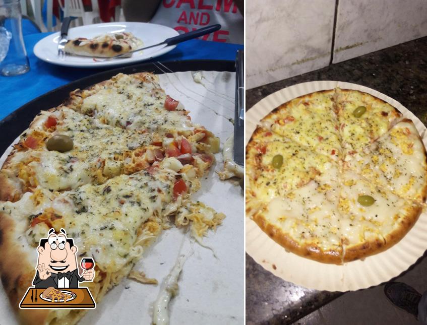 Escolha pizza no D'eguste Disk Pizza