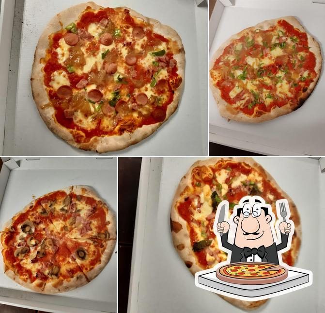 Elige una pizza en Ezkiña Taberna