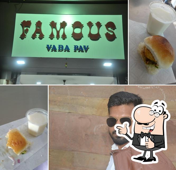 Look at this picture of Famous Vada Pav