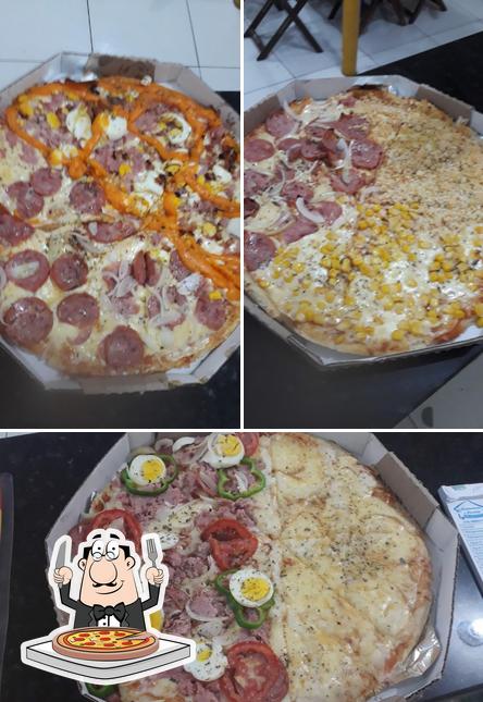 Experimente pizza no Pizzaria O Berimbau